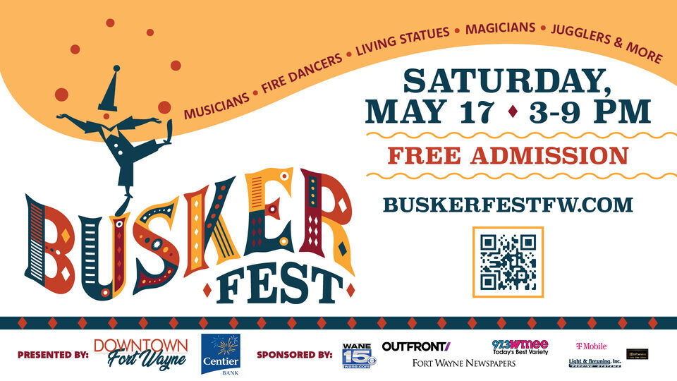 BuskerFest returns to Downtown Fort Wayne for its 14th season with circus-themed entertainment and inclusive experiences