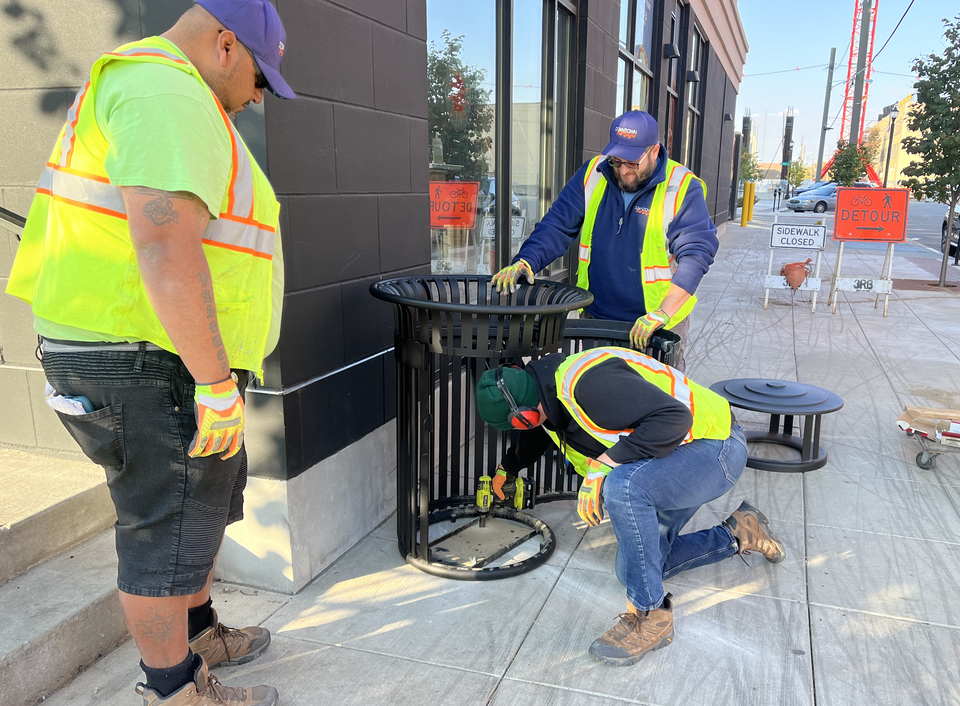 Businesses and Residents Benefit from Additional Litter Receptacle Installations Throughout Downtown Fort Wayne, Neighboring Corridors