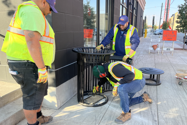 Businesses and Residents Benefit from Additional Litter Receptacle Installations Throughout Downtown Fort Wayne, Neighboring Corridors